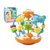 Educational plastic cute teethers ball kids professional manufacturer baby rattles toys